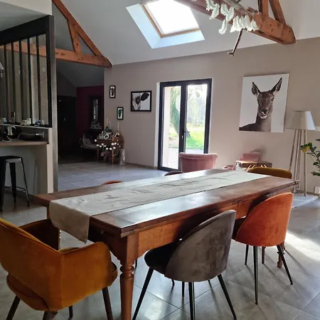 L 'aupinouse Double Pivoine Avec Salle D'eau Privative Bed & Breakfast